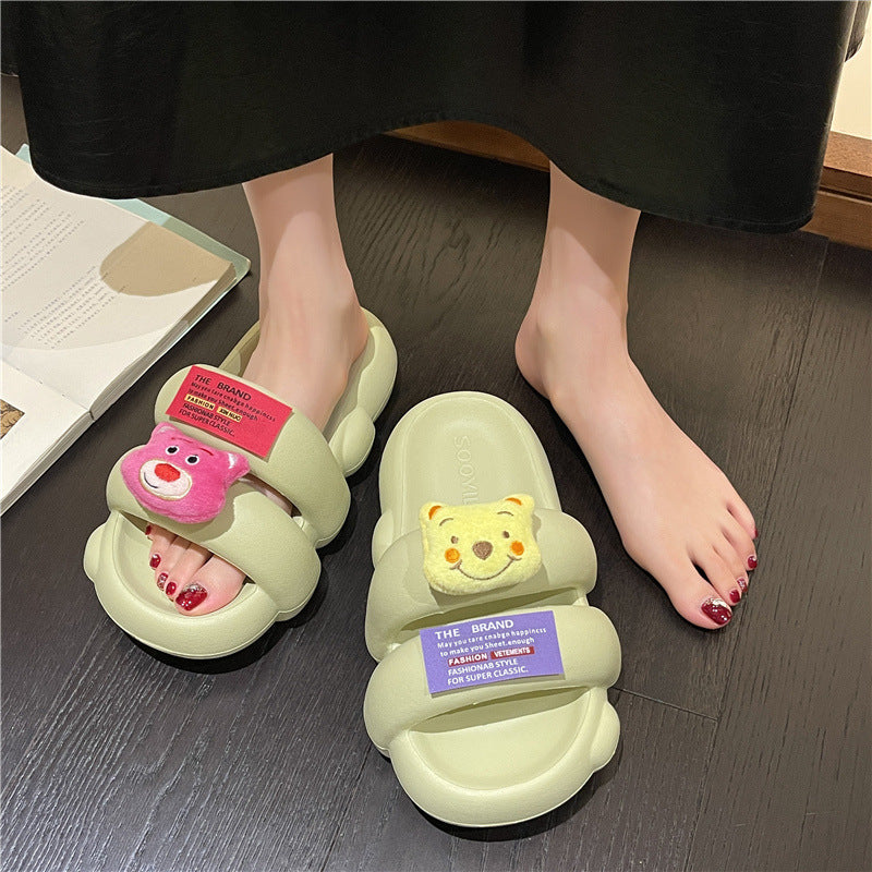 Women's Summer Soft Bottom Comfortable Fashionable Korean Slippers