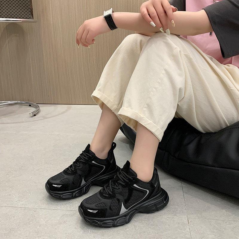 Women's Fashionable Spring Korean Style Thick Bottom Sneakers