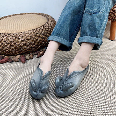 Women's Soft Bottom Comfortable Flat Slip-on Ethnic Men's Shoes
