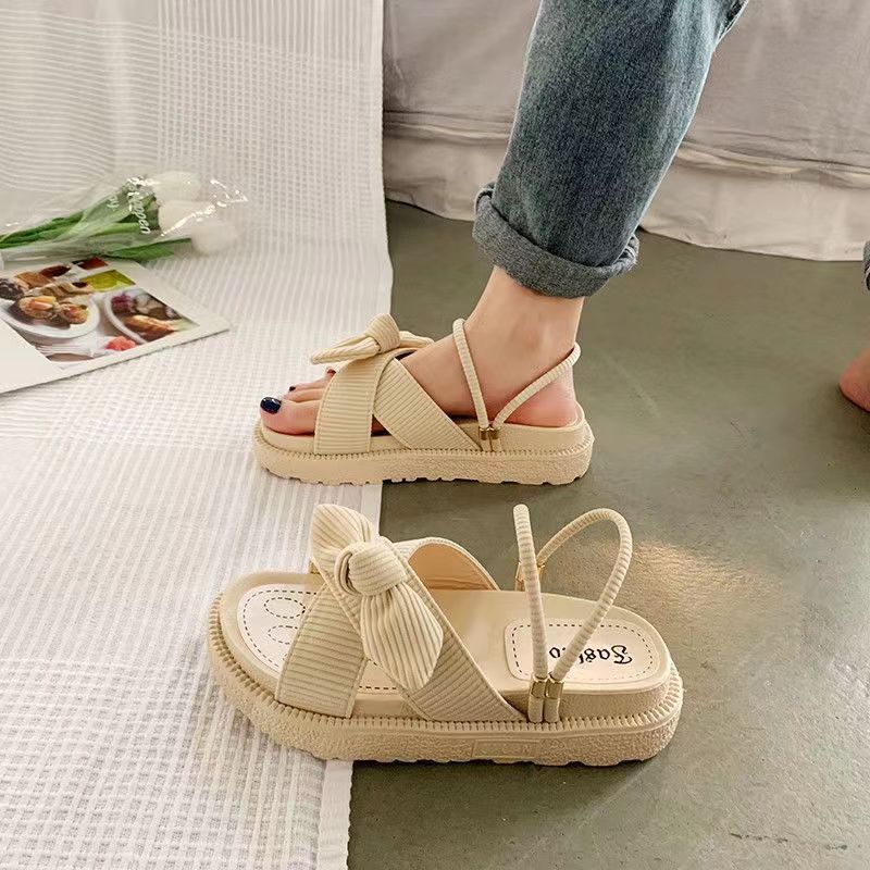 Women's Summer Outdoor Fashion Two-way Wear Outing Muffin Platform Sandals