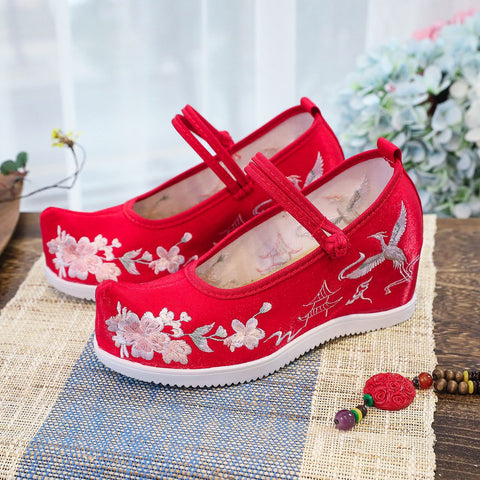 Antique For Chinese Clothing Warped Head Canvas Shoes