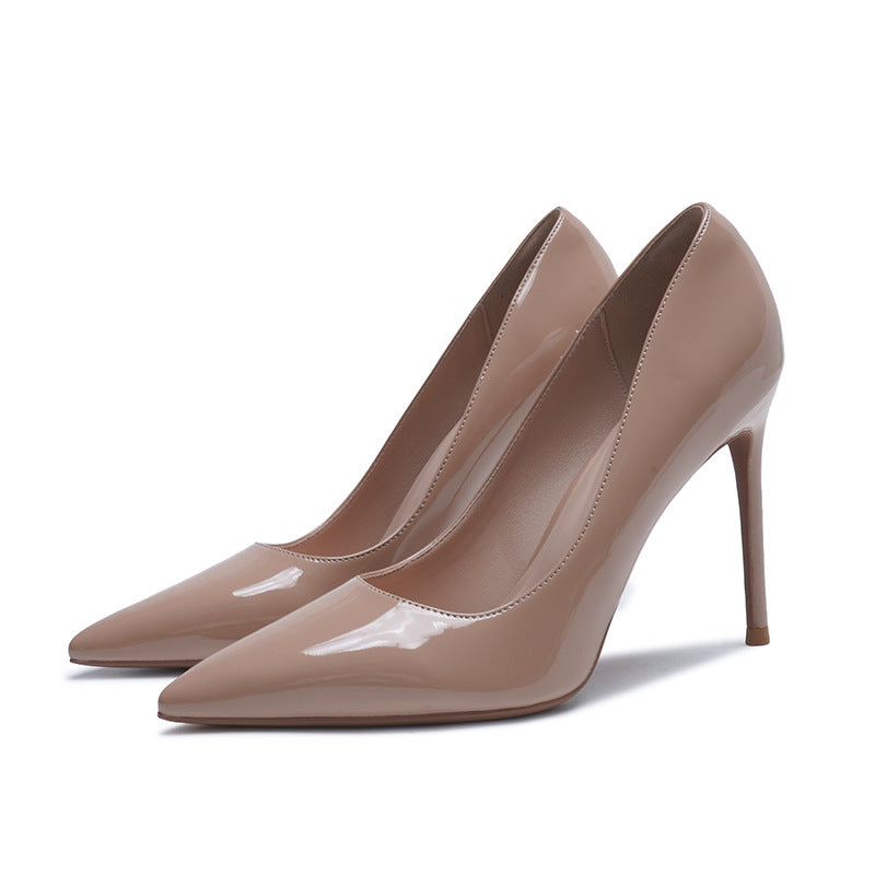 Women's Shallow Mouth Stiletto Spring Nude Pointed Women's Shoes